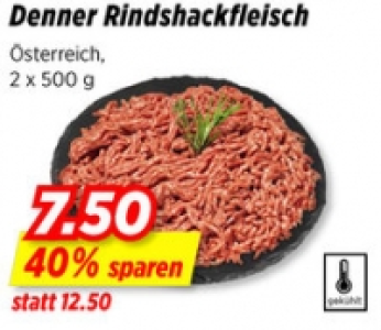 Denner Rindshackfleisch CHF 7.50