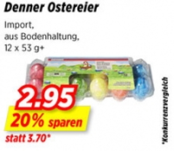 Denner Ostereier CHF 2.95