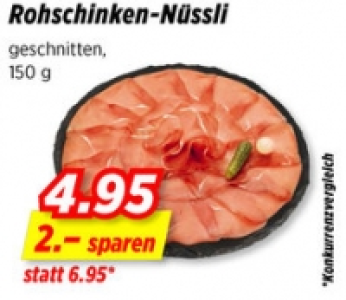 Rohschinken-Nüssli CHF 4.95