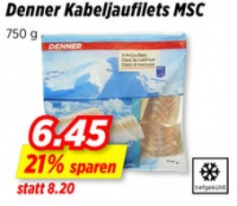 Denner Kabeljaufilets MSC