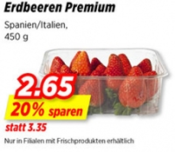 Erdbeeren Premium CHF 2.65