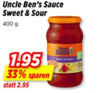 Uncle Bens Sauce Sweet & Sour CHF 1.95