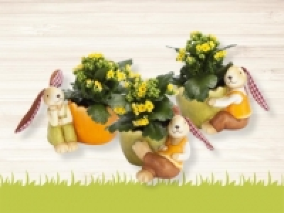 Keramikosterhase mit langen Ohren (ab 23.3.)
