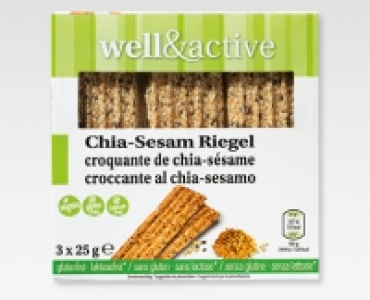 WELL&ACTIVE Chia-Sesam-Riegel CHF 2.99
