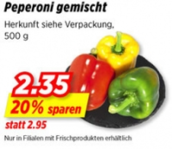 Peperoni gemischt CHF 2.35