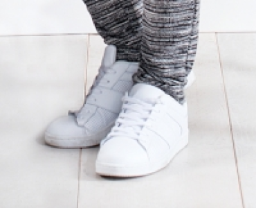 CRANE® Damen-/Herren-All-White-Sneaker