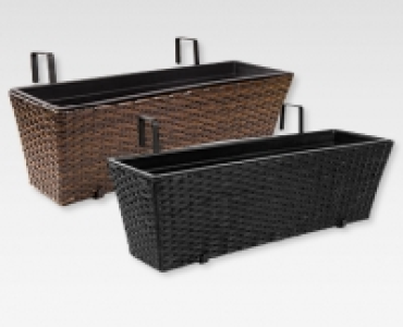 Aldi Suisse  GARDENLINE® Balkonkasten in Rattan-Optik