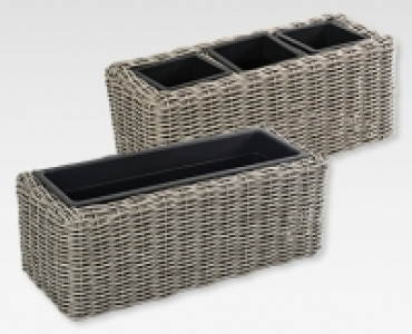GARDENLINE® Rattan-Pflanzgefäss