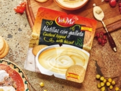 Natillas con galleta