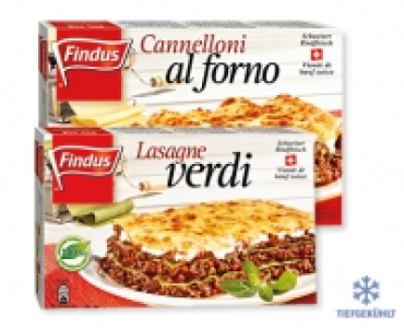 FINDUS® Lasagne verdi/Cannelloni al forno