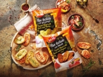 Pan tostado con tomate o ajo y perejil