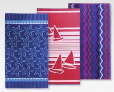 MY BEACH STYLE Velours-Strandtuch