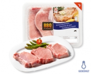 Aldi Suisse  BBQ ZUM GRILLEN Schweinekoteletts