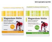 Aldi Suisse  WELL&ACTIVE Magnesium-Sticks