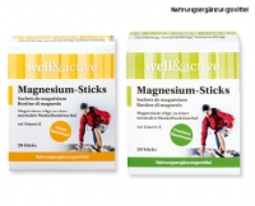 WELL&ACTIVE Magnesium-Sticks CHF 1.49