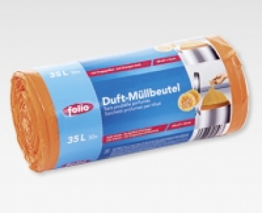 Aldi Suisse  FOLIO Müllbeutel mit Duft, 35 l