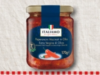 Peperoncini Macinati in Olia Extra Vergine di Oliva