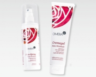 OMBIA Rotes Weinlaub Fuss-Spray/Crèmegel