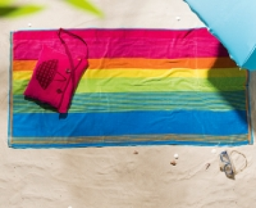 MY BEACH STYLE Strandtuch mit integrierter Tragetasche