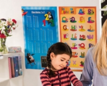 Lernposter/Wandkarten mit Aluminiumschiene