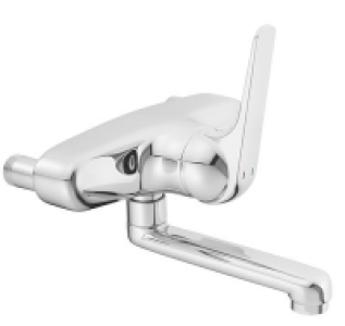 Wand Einhebelmischer Aruba 2 153 x 130