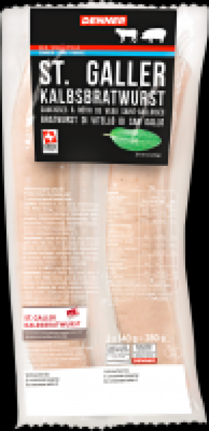 Denner St. Galler Kalbsbratwurst CHF 3.40
