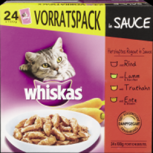 Whiskas Katzenfutter Fleischauswahl in Sauce
