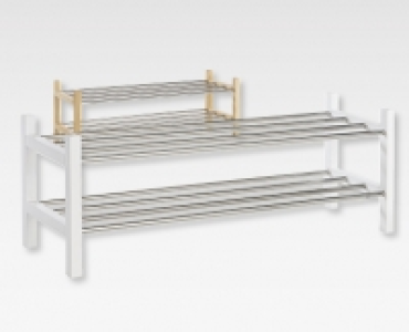 LIVING STYLE Holz-Schuhregal