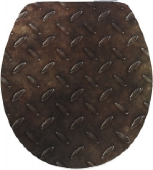 WC-Sitz Relief SLow-Motion Checker plate