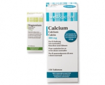 WELL&ACTIVE Magnesium-/Calciumtabletten