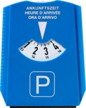 Parkscheibe mit Eiskratzer