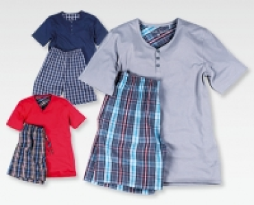 ROYAL CLASS Herren-Shorty-Pyjama