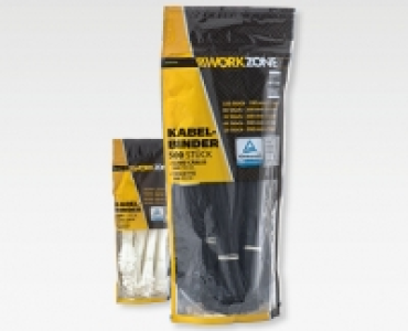 WORKZONE&reg; Kabelbinder-Set, 500-teilig