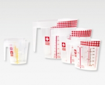 III ROTHO Messbecher-Set, 3-teilig