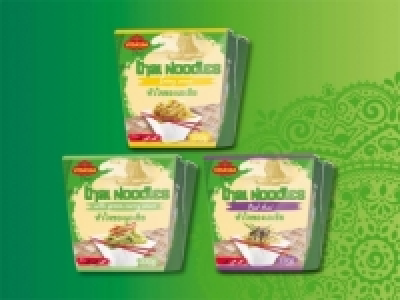 Thai-Nudeln mit Sauce in mikrowellengerechter Pappbox