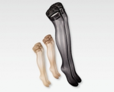 SILCADA Halterlose Damen-Strumpfe