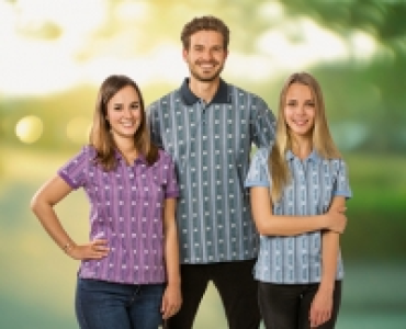 HANBURY Damen-/Herren-Edelweiss- Poloshirt