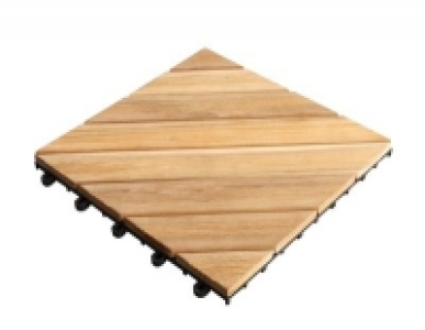 Bodenfliese Teak diagonal