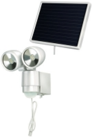 Solar LED-Spot SOL 2 x 4 wei&szlig;