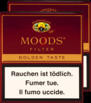Dannemann Moods Filter Zigarillos Golden Taste