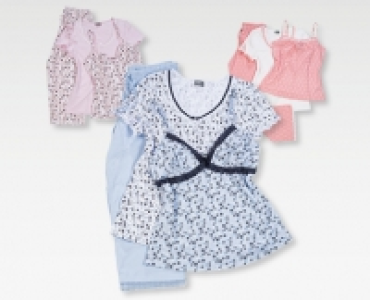 DISSIMIO Damen-Nachtwäsche-Set, 3-teilig CHF 19.99