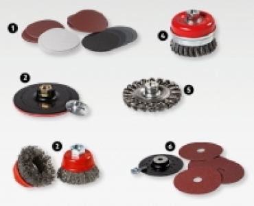 WORKZONE&reg; Winkelschleifer-Zubeh&ouml;r-Set