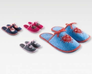 DER WILDSCHÜTZ ZÜNFTIGE TRACHTENMODE® Damen-Filz-Pantoffeln