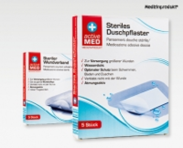 Aldi Suisse  ACTIVE MED Steriler Wundverband/Steriles Duschpflaster