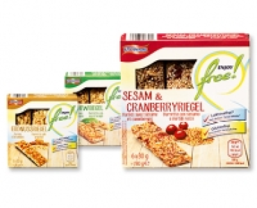 ENJOY FREE! Glutenfreie Riegel