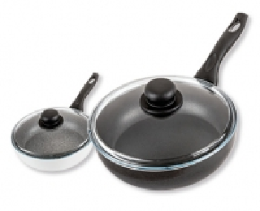 CROFTON® Bratpfanne mit Glasdeckel, Ø 24 cm