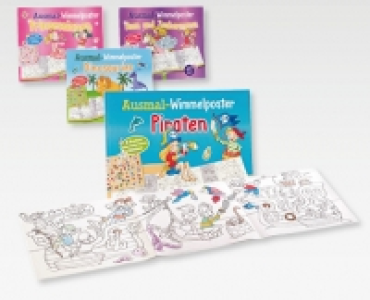 Wimmel-Malposter-Buch