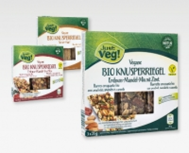 NATUR AKTIV/JUST VEG! Veganer Bio-Knusperriegel CHF 1.99