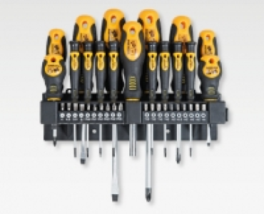 WORKZONE® Schraubenzieher- und Bit-Set, 37-teilig