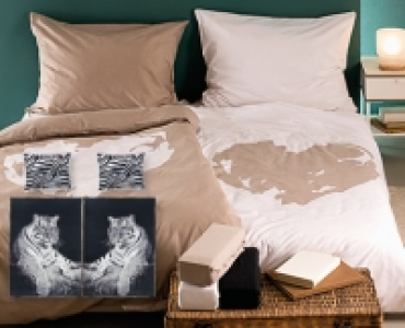 MY LIVING STYLE Partner-Bettwäsche-Set, 4-teilig